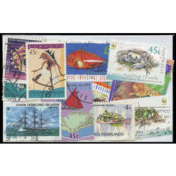 cocos keeling islands stamp packet