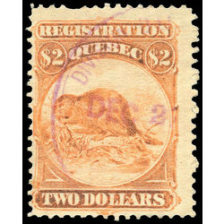 canada revenue stamp qr13 beavers 2 1870