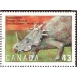 canada stamp 1496 styracosaurus cretaceous period 43 1993