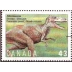 canada stamp 1497 albertosaurus cretaceous period 43 1993