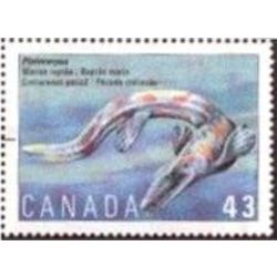 canada stamp 1498 platecarpus cretaceous period 43 1993