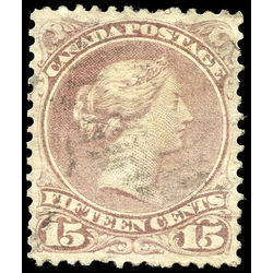 canada stamp 29b queen victoria 15 1868 u vf 002