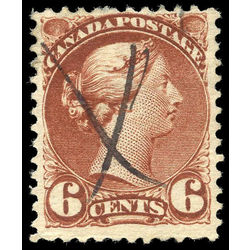 canada stamp 43 queen victoria 6 1888 u f 007