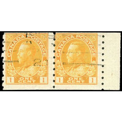 canada stamp 126 pair king george v 2 1923 U F 001