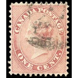 canada stamp 14 queen victoria 1 1859 u vf 009