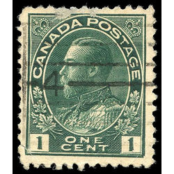 canada stamp 104vii king george v 1 1911 u f 001