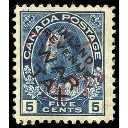 canada stamp mr war tax mr2bi war tax 5 1915 u vf 001