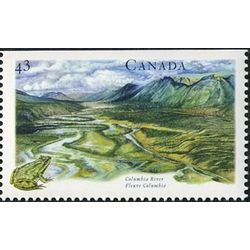 canada stamp 1515 columbia river bc 43 1994