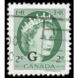 canada stamp o official o41ii queen elizabeth ii wilding portrait 2 1955
