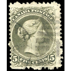 canada stamp 26iv queen victoria 5 1875 u f 001