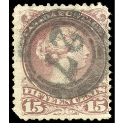 canada stamp 29b queen victoria 15 1868 u vg 003
