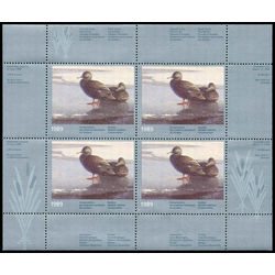 quebec wildlife habitat conservation stamp qw2a black ducks by claudio d agelo 1989 m vfnh 001