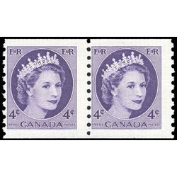 canada stamp 347iipa queen elizabeth ii 1954