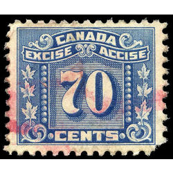 canada revenue stamp fx81 three leaf excise tax 70 1934