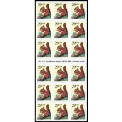 us stamp postage issues 2489a squirrel 1993