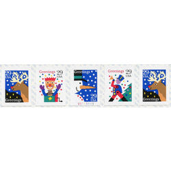 us stamp postage issues 2799a snowman christmas 1993