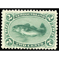 newfoundland stamp 24 codfish 2 1871