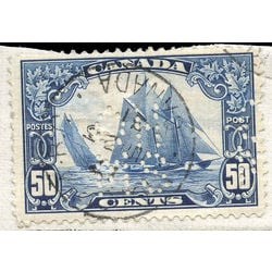 canada stamp o official oa158 bluenose 50 1928