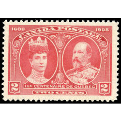 canada stamp 98 king edward vii queen alexandra 2 1908 m vfnh 002
