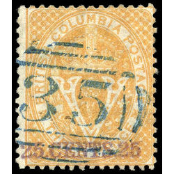 british columbia vancouver island stamp 11 surcharge 1867 u f 012