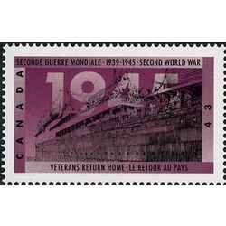 canada stamp 1541 veterans return home 43 1995