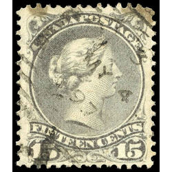 canada stamp 30i queen victoria 15 1868 u vf 002