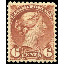 canada stamp 43 queen victoria 6 1888 m vf 012