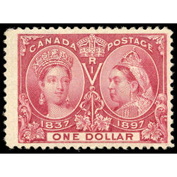 canada stamp 61 queen victoria diamond jubilee 1 1897 M F VF 024