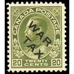 canada stamp mr war tax mr2c war tax 20 1915 m vf 002