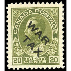 canada stamp mr war tax mr2c war tax 20 1915 m vf 003