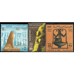 egypt stamp 652 4 monuments of nubia 1964