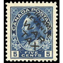 canada stamp mr war tax mr2bi war tax 5 1915 m vfnh 002