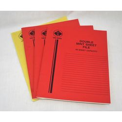 4 double used mint sheet file books