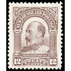 newfoundland stamp 96 king edward vii 12 1910