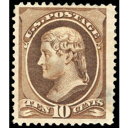 us stamp postage issues 209 jefferson 10 1881