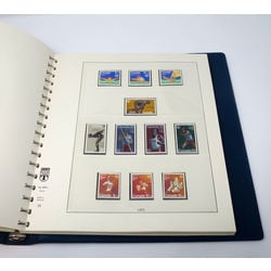 lindner canada album and slipcase with mint stamps