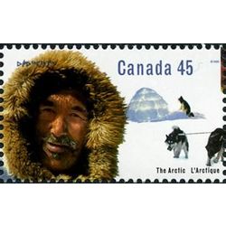 canada stamp 1576 inuk man igloo sled dogs 45 1995