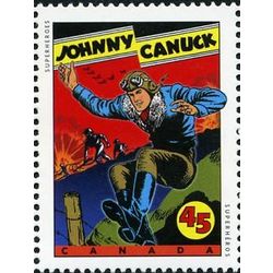 canada stamp 1580 johnny canuck drawing by leo bachle 45 1995