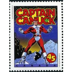 canada stamp 1582 captain canuck drawing by richard comely 45 1995