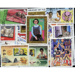 djibouti stamp packet