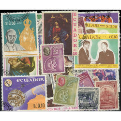 ecuador stamp packet