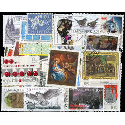 europe mixture commemoratives high values