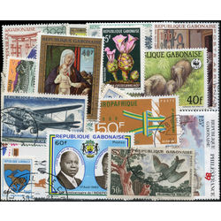 gabon stamp packet stamp packet
