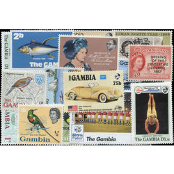 gambia stamp packet