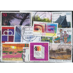 germany west pictorials stamp packet