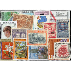 honduras stamp packet