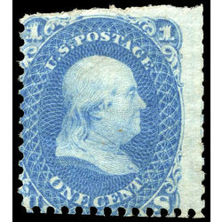 us stamp postage issues 63b franklin 1 1861