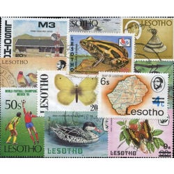 lesotho stamp packet