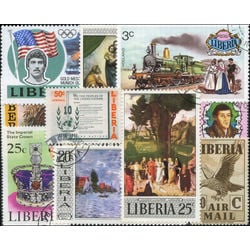 liberia stamp packet