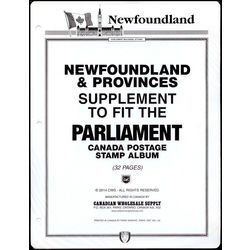 newfoundland provinces 3 holes stamp album pages